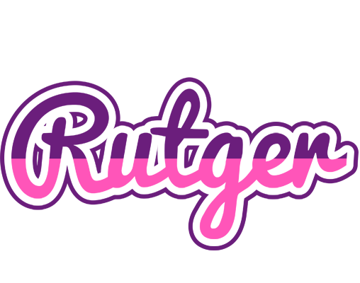Rutger cheerful logo