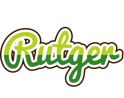 Rutger golfing logo