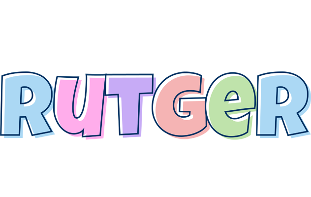 Rutger pastel logo