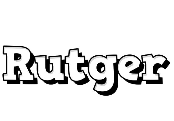 Rutger snowing logo