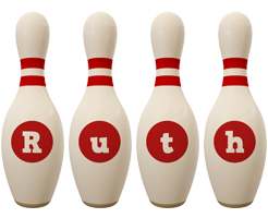 Ruth bowling-pin logo