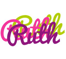 Ruth flowers logo