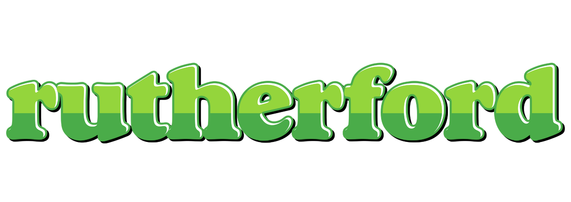 Rutherford apple logo