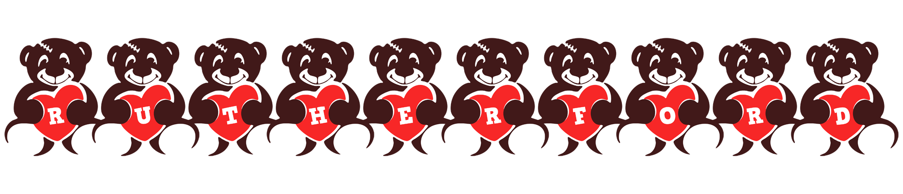 Rutherford bear logo