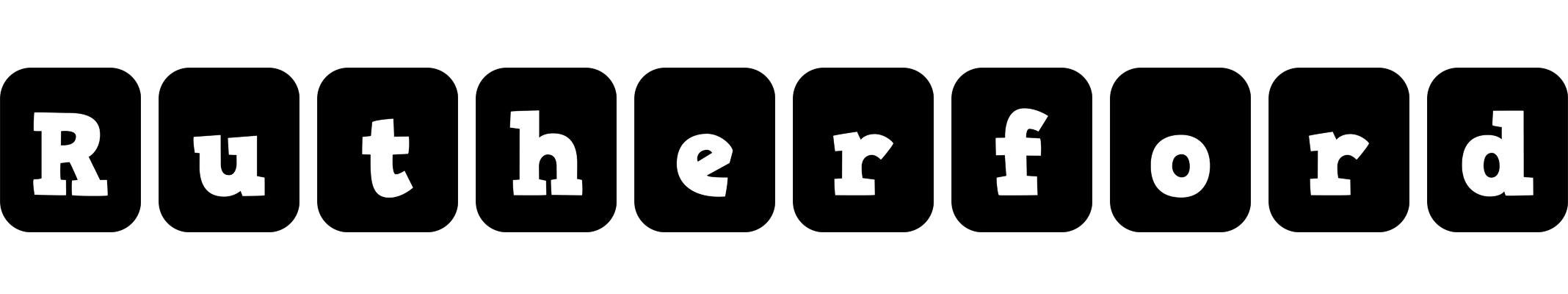 Rutherford box logo