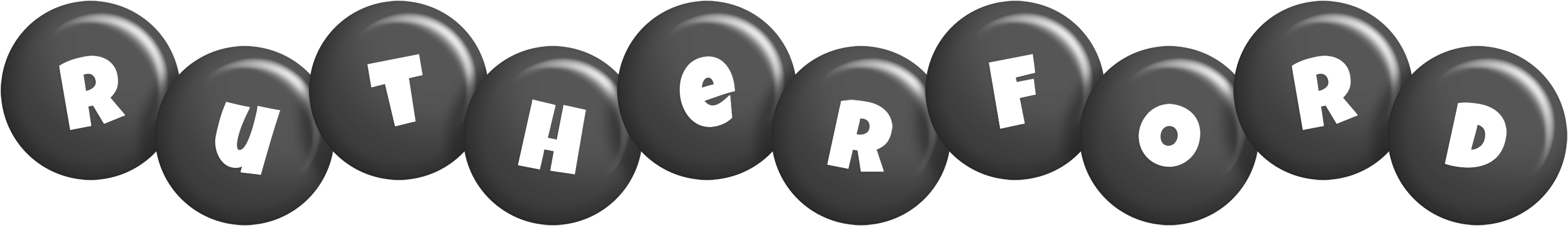 Rutherford candy-black logo