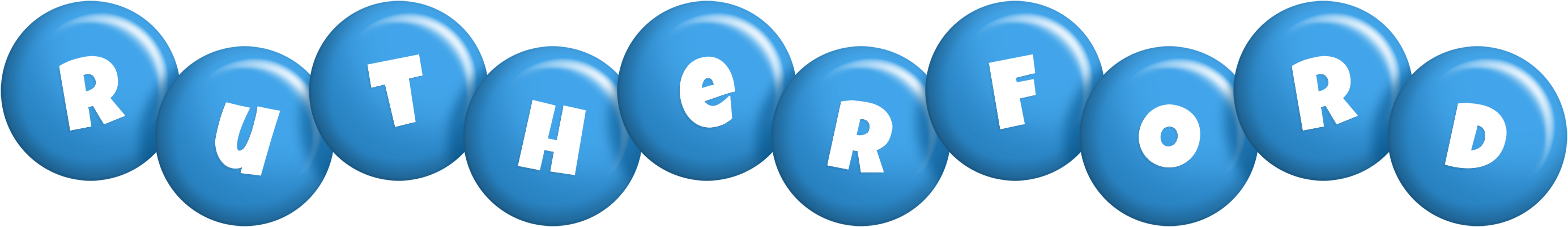 Rutherford candy-blue logo