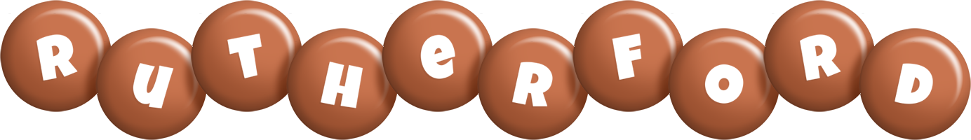 Rutherford candy-brown logo