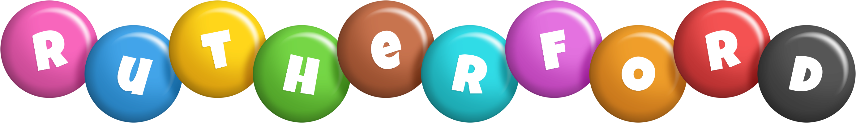 Rutherford candy logo