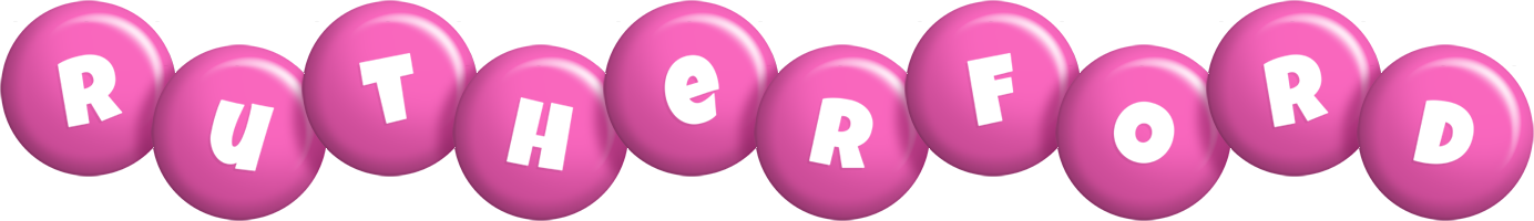 Rutherford candy-pink logo