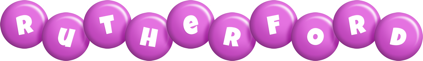 Rutherford candy-purple logo