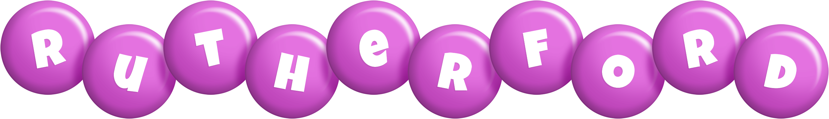 Rutherford candy-purple logo