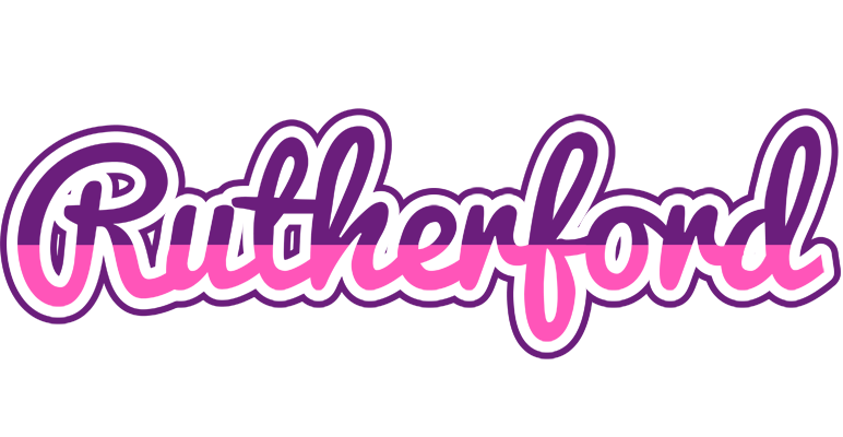 Rutherford cheerful logo