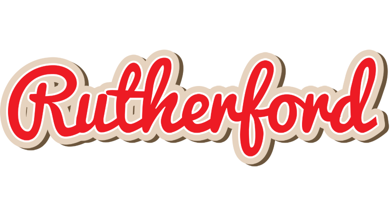 Rutherford chocolate logo