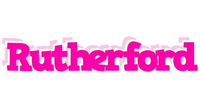 Rutherford dancing logo