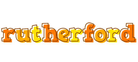 Rutherford desert logo
