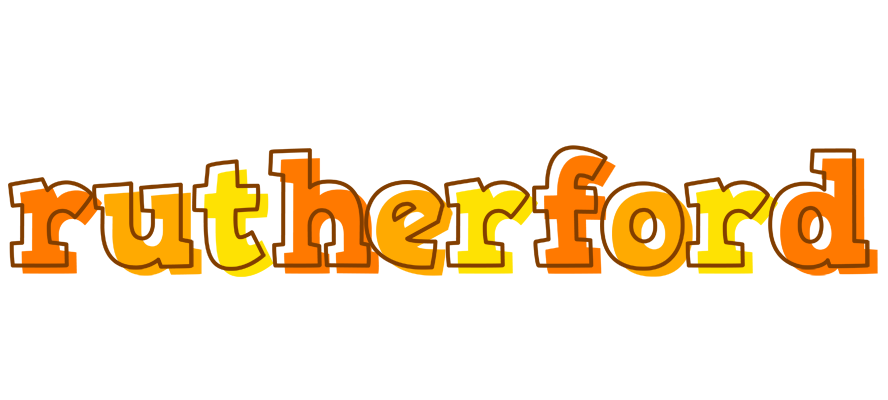 Rutherford desert logo