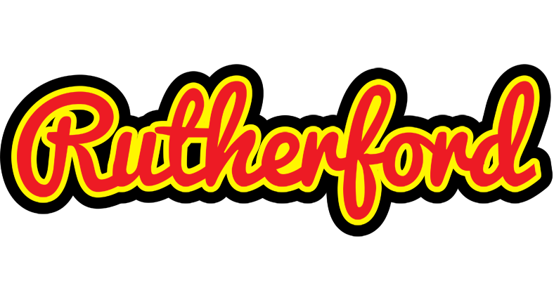 Rutherford fireman logo