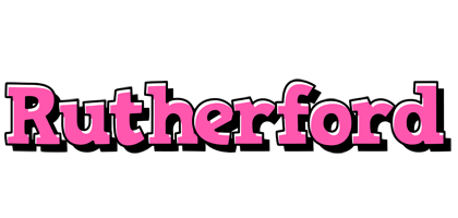 Rutherford girlish logo