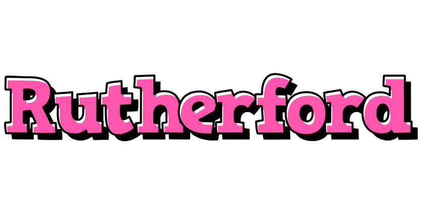 Rutherford girlish logo