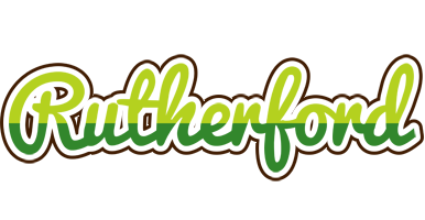 Rutherford golfing logo