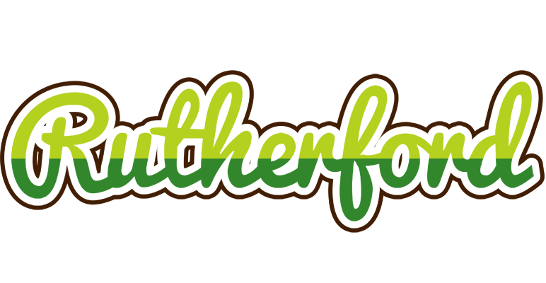 Rutherford golfing logo