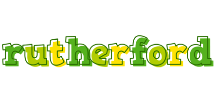 Rutherford juice logo