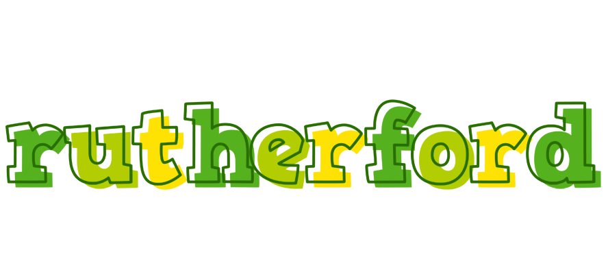 Rutherford juice logo