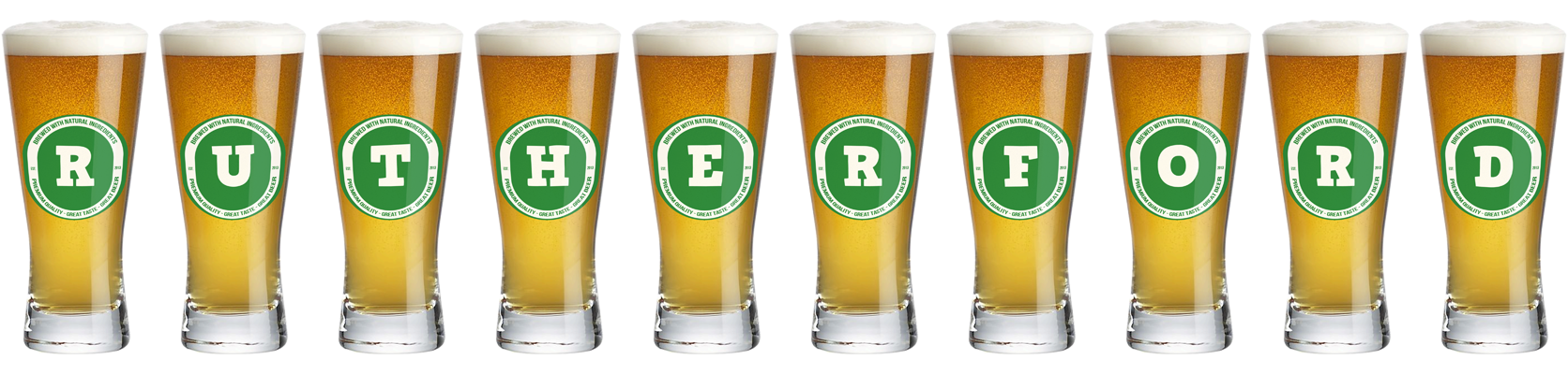 Rutherford lager logo