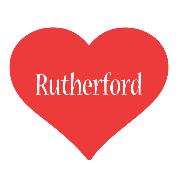 Rutherford love logo