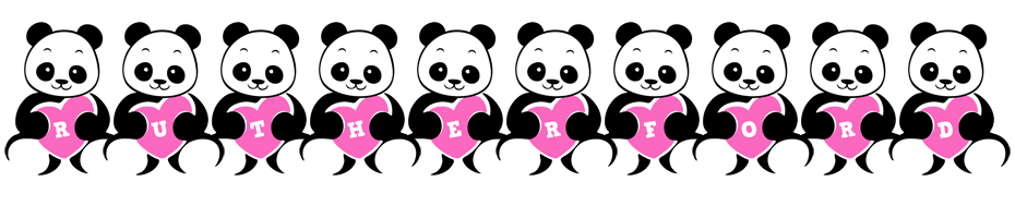 Rutherford love-panda logo