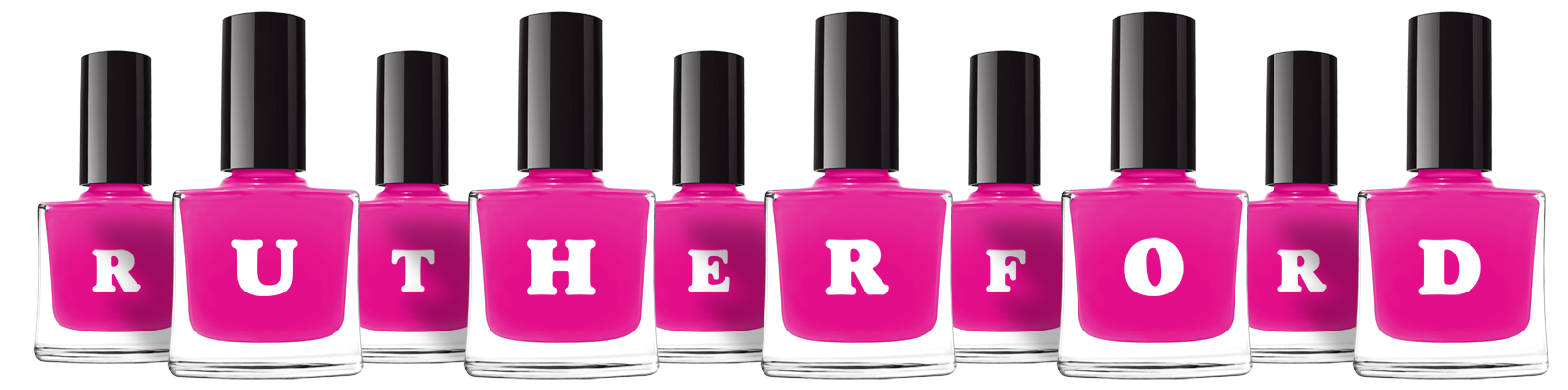Rutherford nails logo