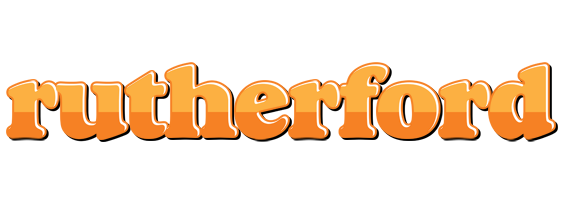 Rutherford orange logo