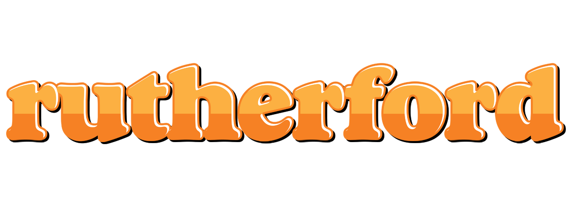 Rutherford orange logo