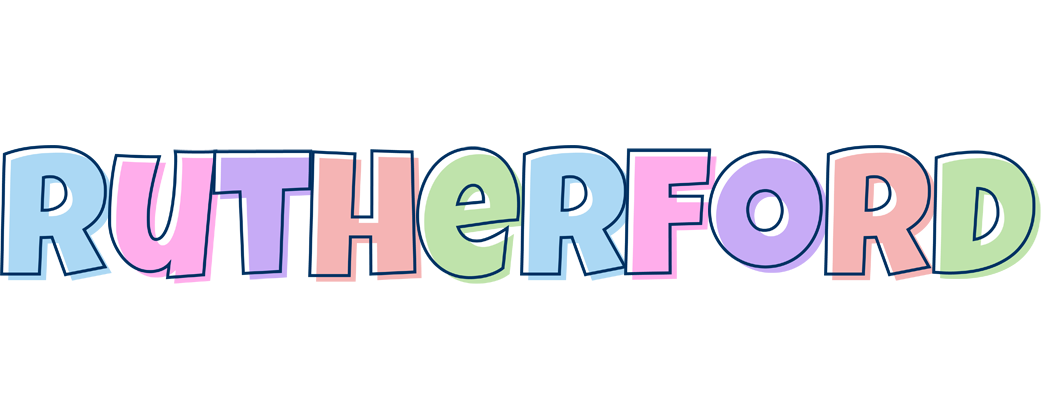 Rutherford pastel logo