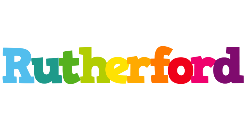 Rutherford rainbows logo