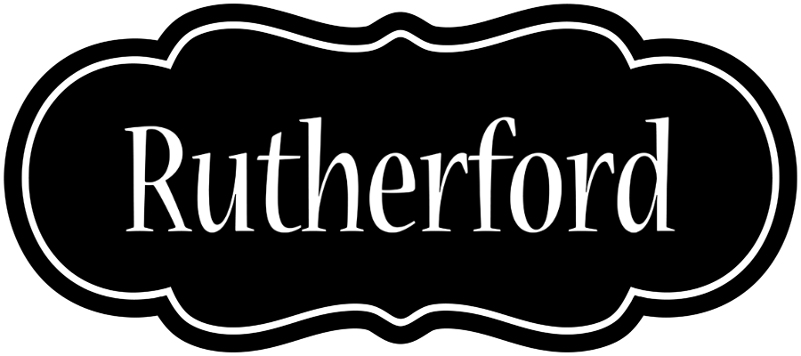 Rutherford welcome logo