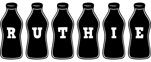 Ruthie bottle logo