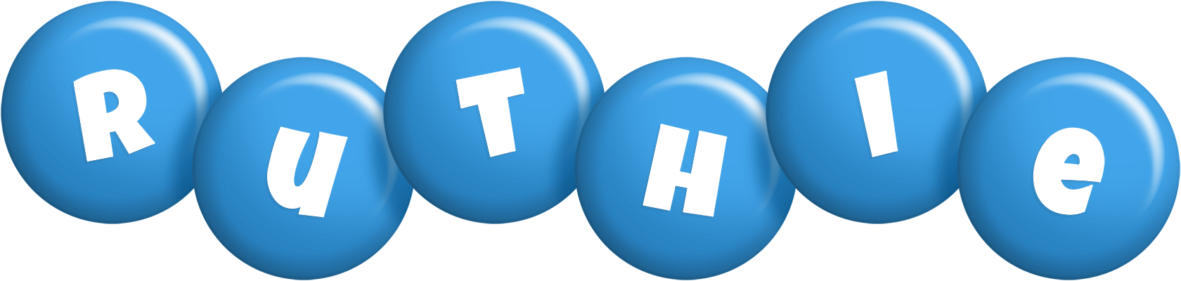 Ruthie candy-blue logo