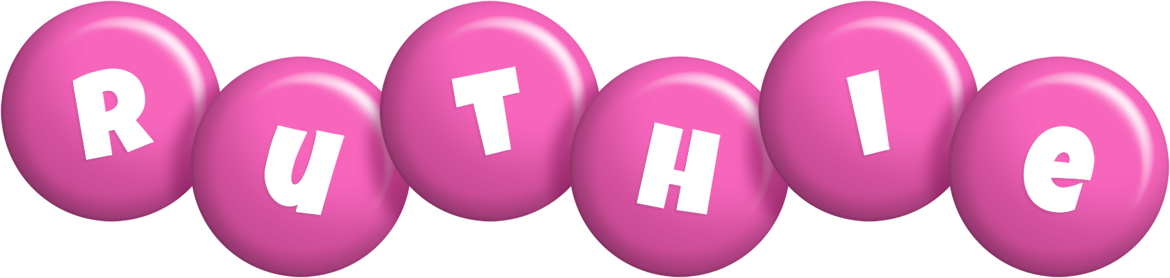 Ruthie candy-pink logo