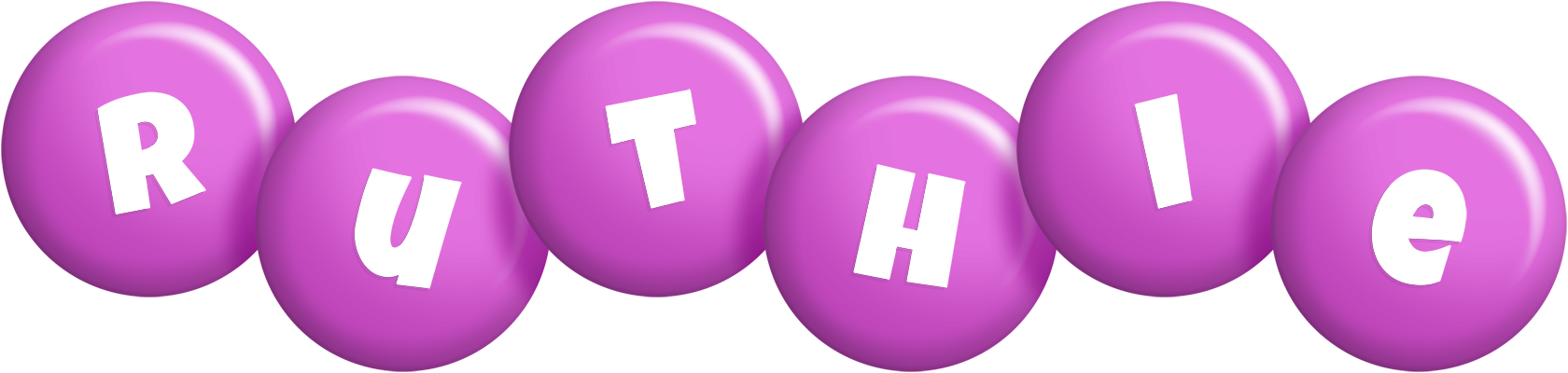 Ruthie candy-purple logo