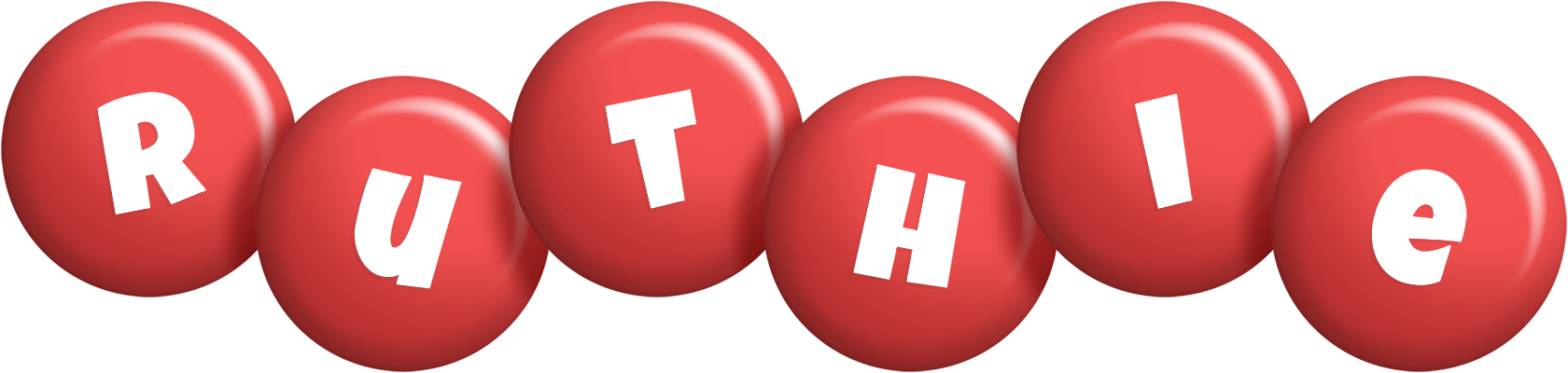 Ruthie candy-red logo