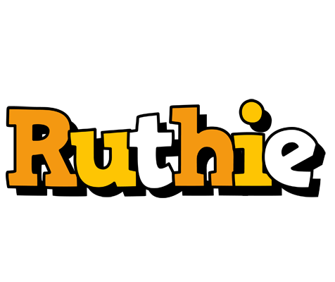 Ruthie cartoon logo