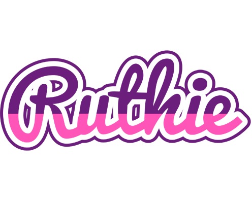 Ruthie cheerful logo