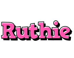 Ruthie girlish logo