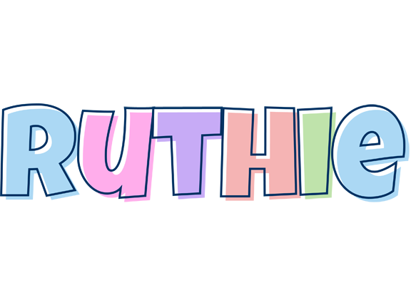 Ruthie pastel logo