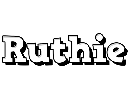 Ruthie snowing logo