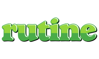 Rutine apple logo