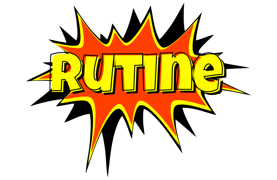 Rutine bazinga logo