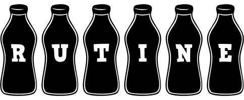 Rutine bottle logo